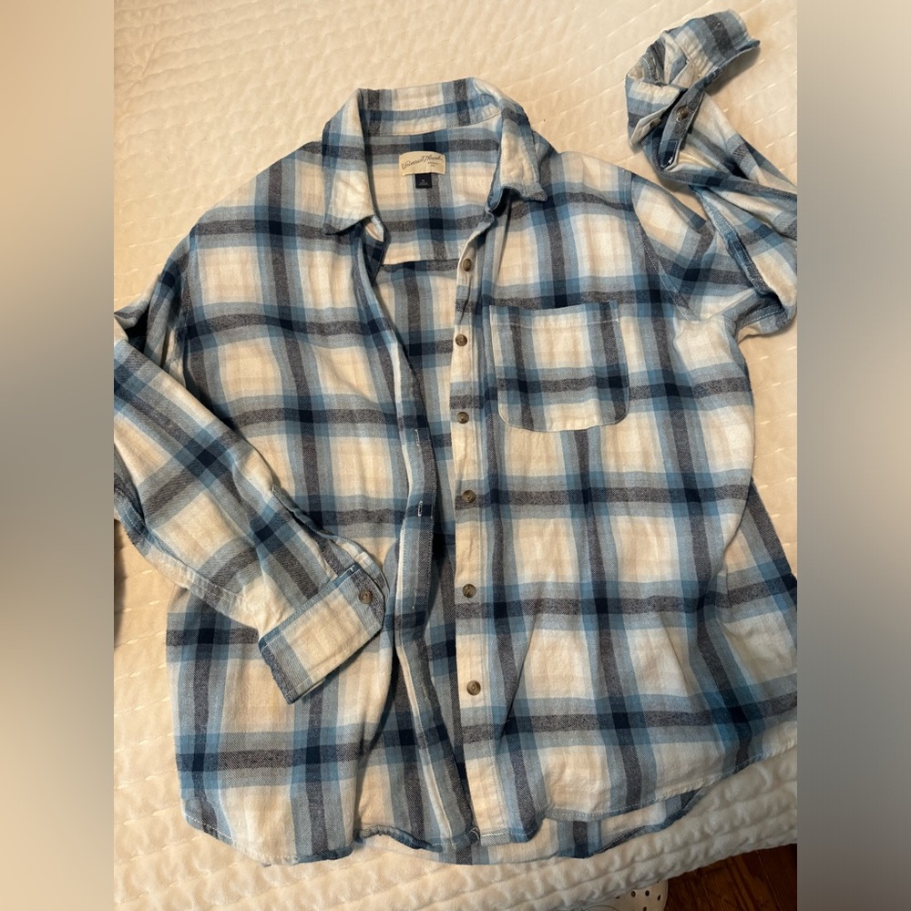 Blue flannel